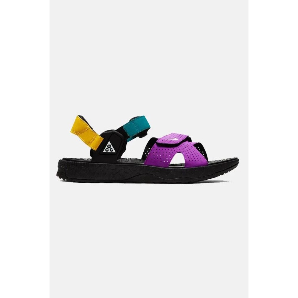 Nike ACG Men's Air Deschutz Sandals in Black Vivid Purple Size US 4 - Picture 6 of 6
